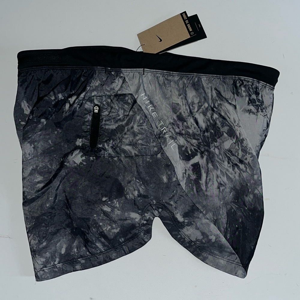 Nike Trail dri-fit repel brief lined running shorts pockets dx1021 womens XL